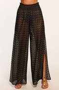 Ramy Brook Gloria High Waist Wide Leg Cover-Up Pants