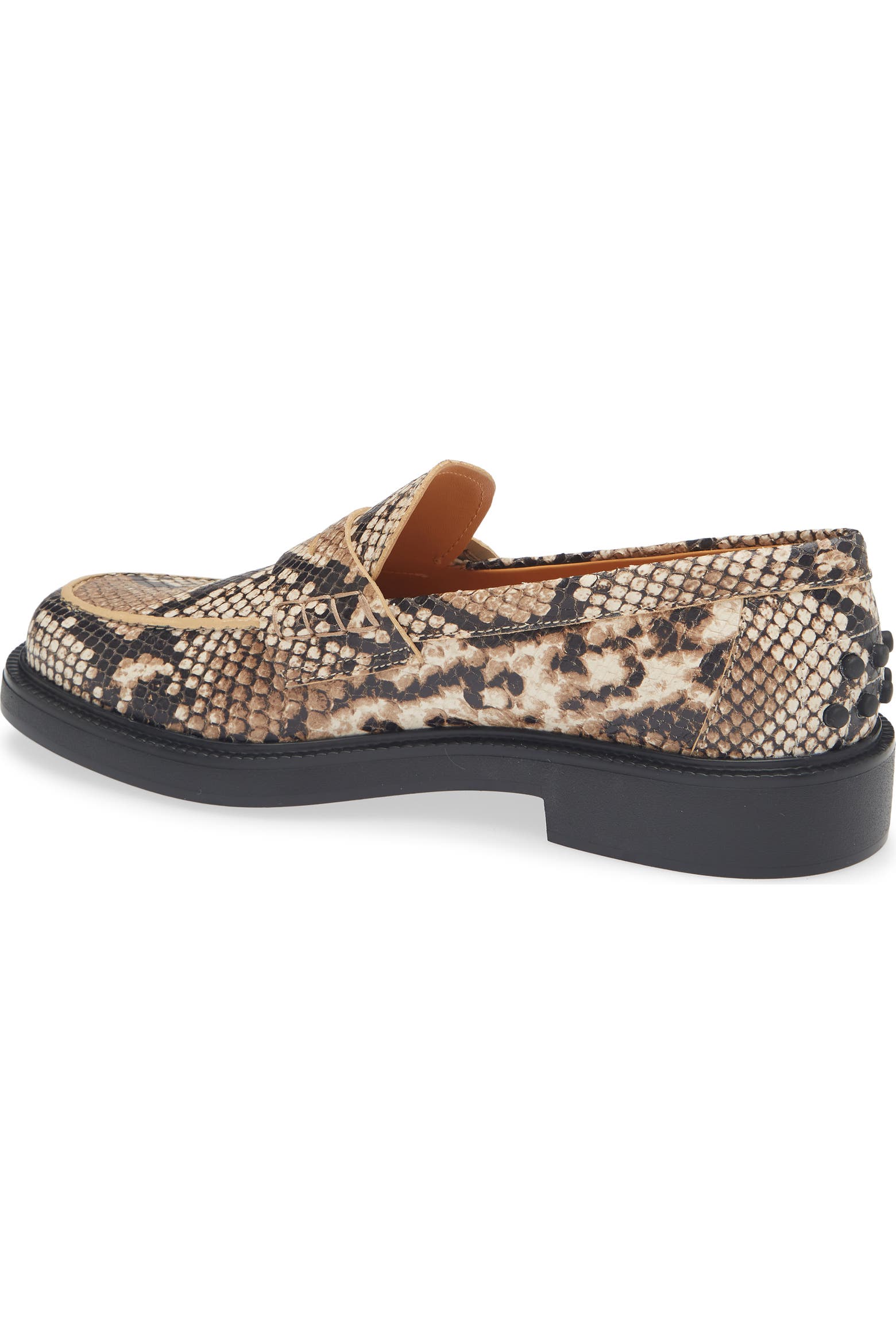 Python Colouring Picture Tod's Python Embossed Leather Penny Loafer (Women) | Nordstrom