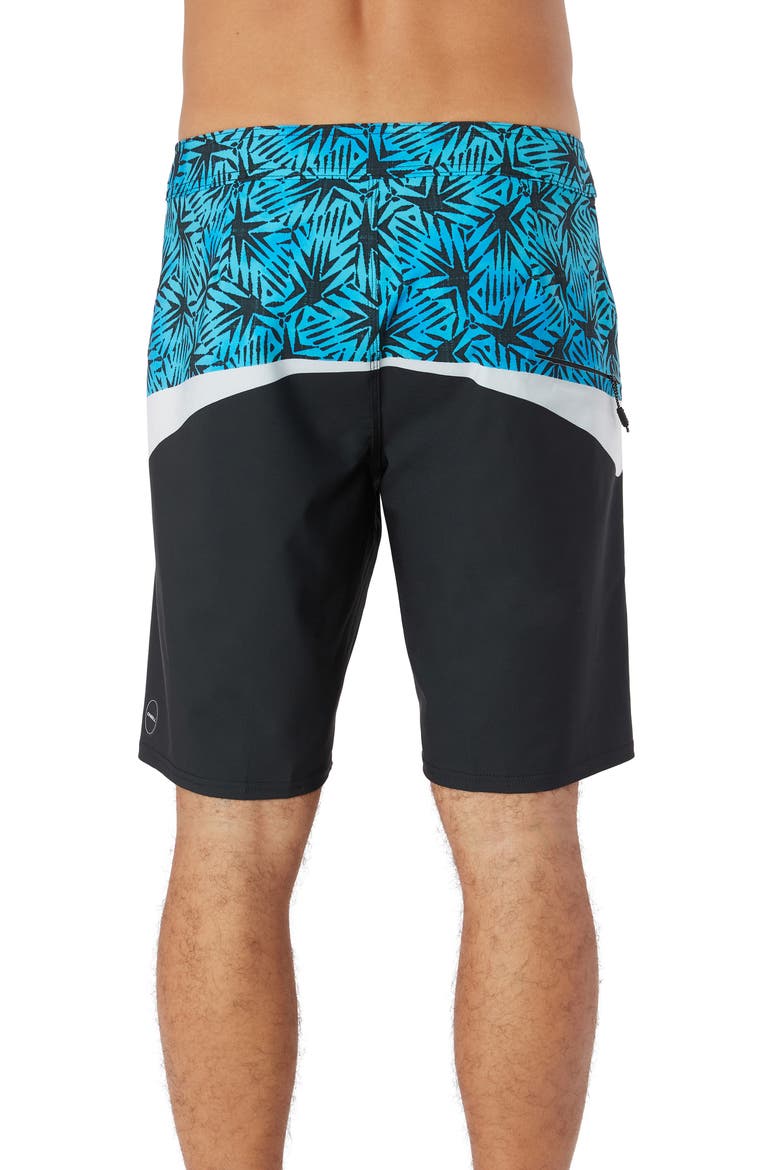Hyperfreak Pattern Block Board Shorts, Alternate, color, MARINE