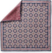 Jack Victor Selby Reversible Silk Pocket Square