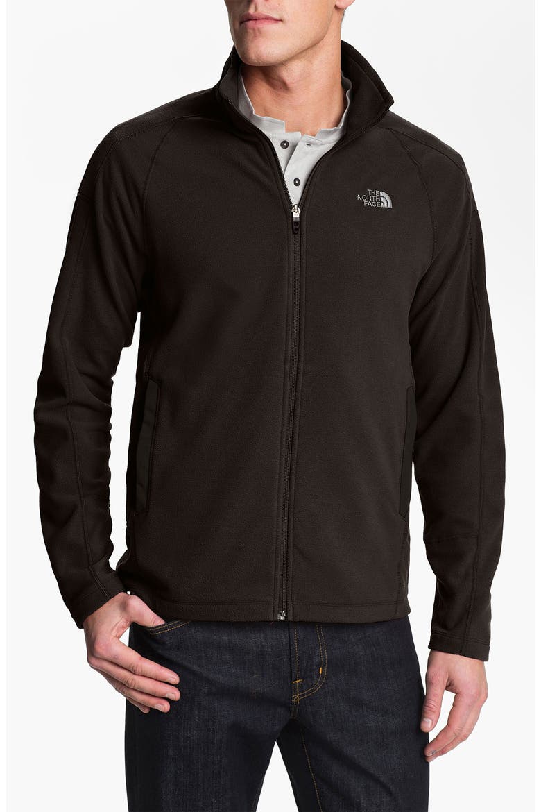 'RDT 100' FlashDry™ Full Zip Fleece Jacket, Main, color, BLACK
