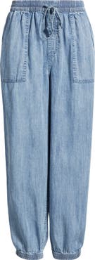 beachlunchlounge Andi Chambray Drawstring Joggers