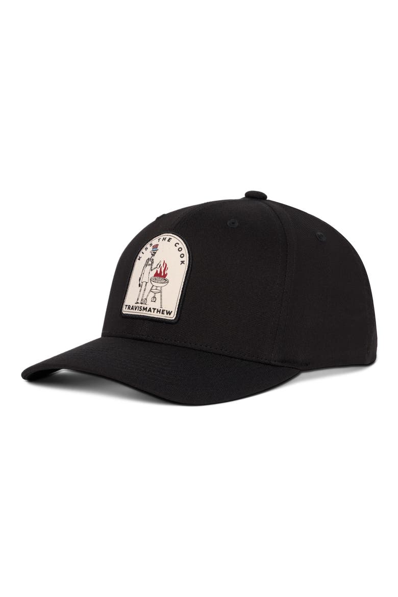 Bonfire Nights Snapback Baseball Cap, Main, color, BLACK