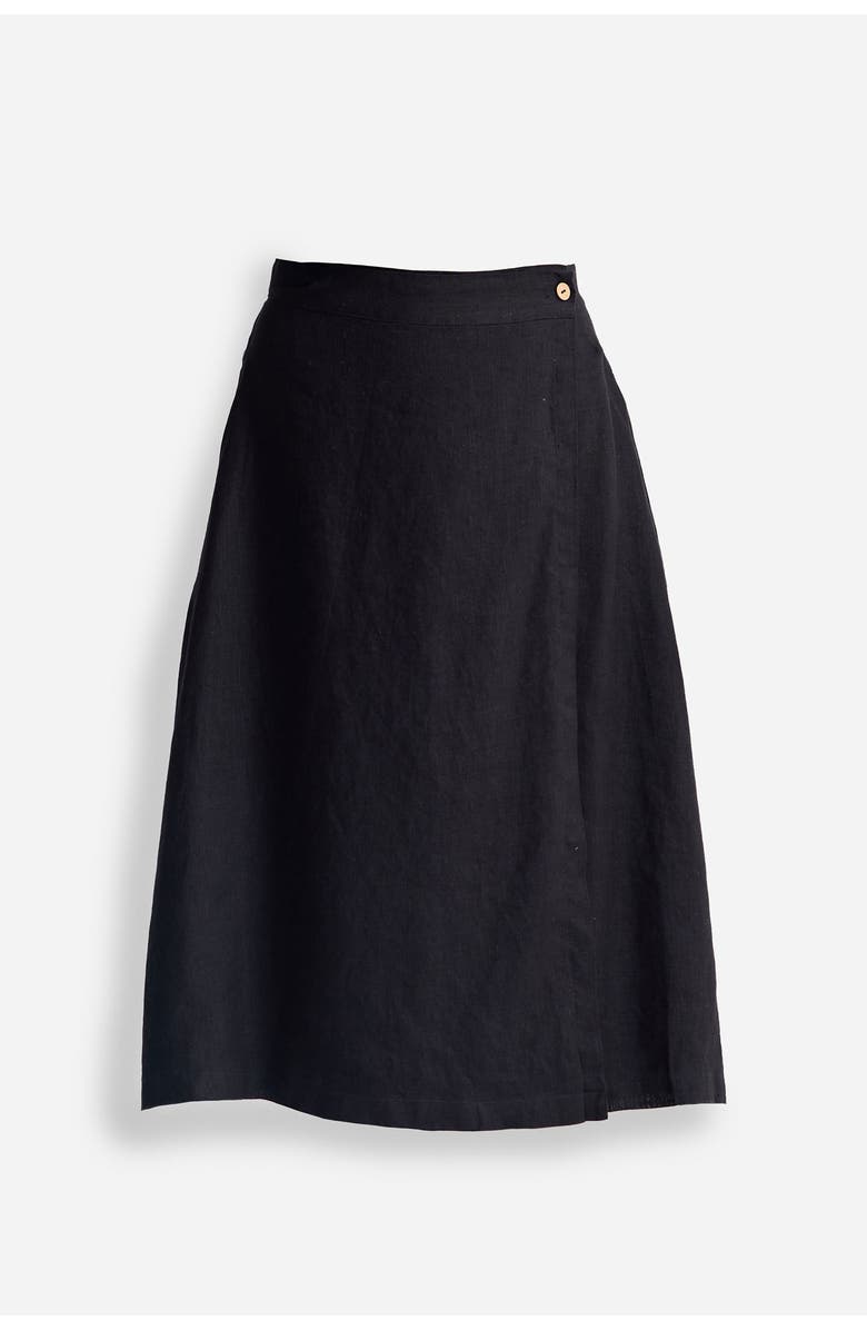 Reistor Overlap Midi Skirt, Alternate, color, Black