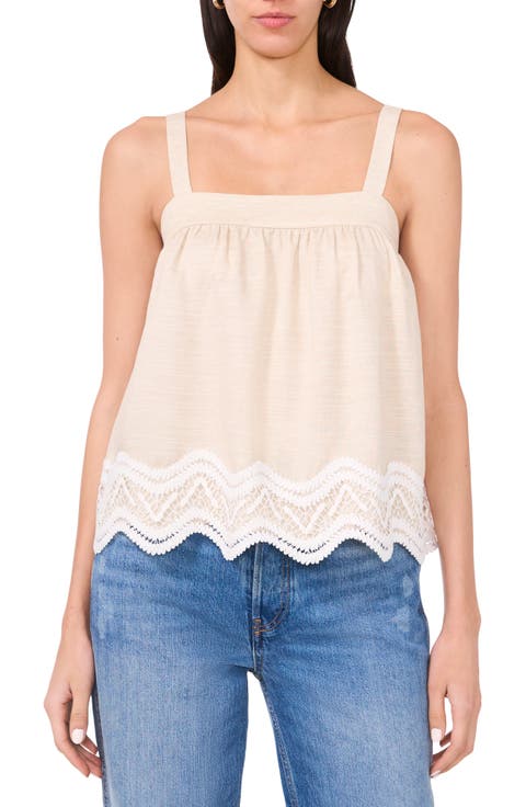 The Brighton Scalloped Babydoll Top