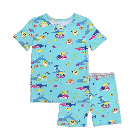 Baby Shark Kids 2-Piece Short Sleeve & Shorts Pajama Set (Baby)