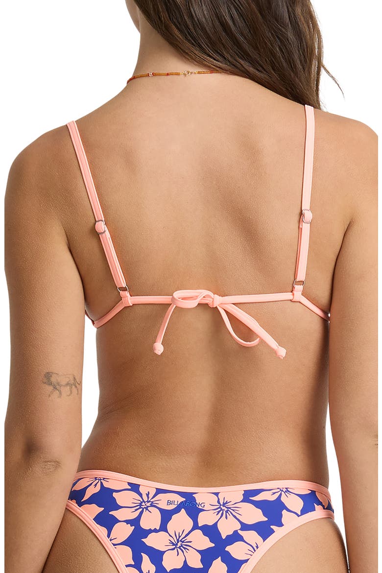 Feel the Sun Bound Mini Slide Triangle Bikini Top, Alternate, color, ROYAL BLUE