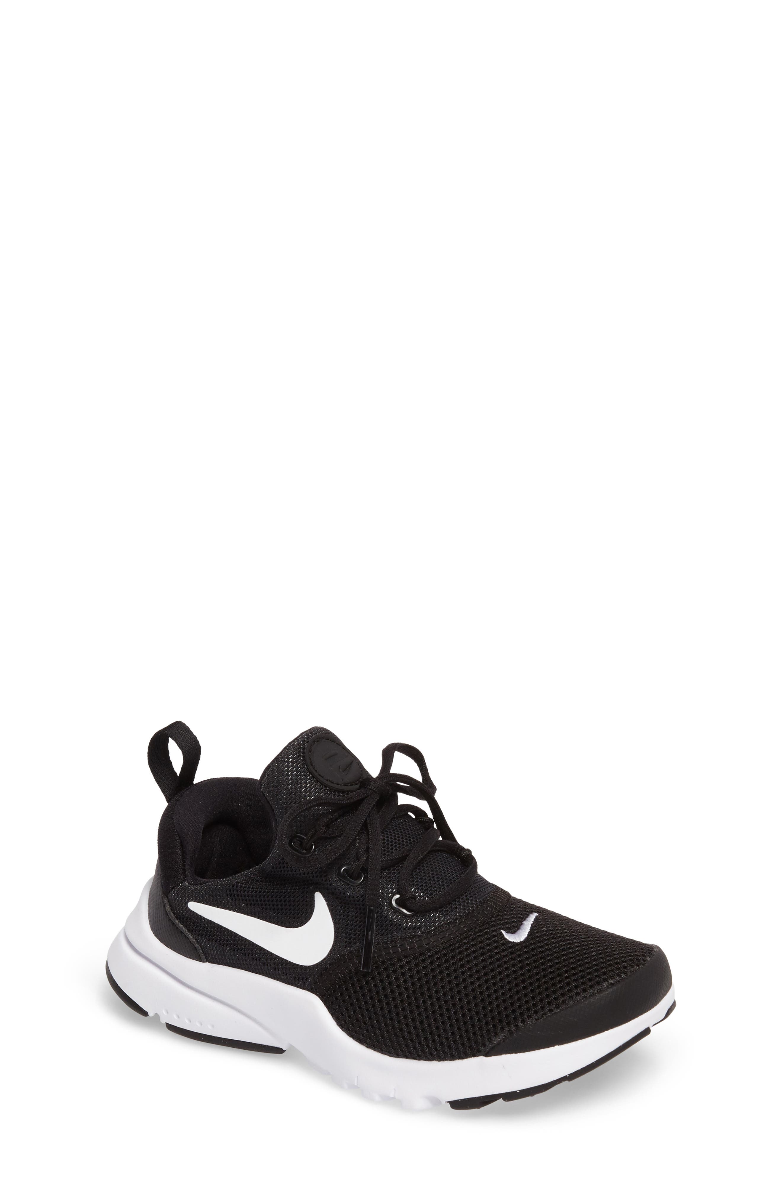 Presto Fly Sneaker, Main, color, WHITE/BLACK