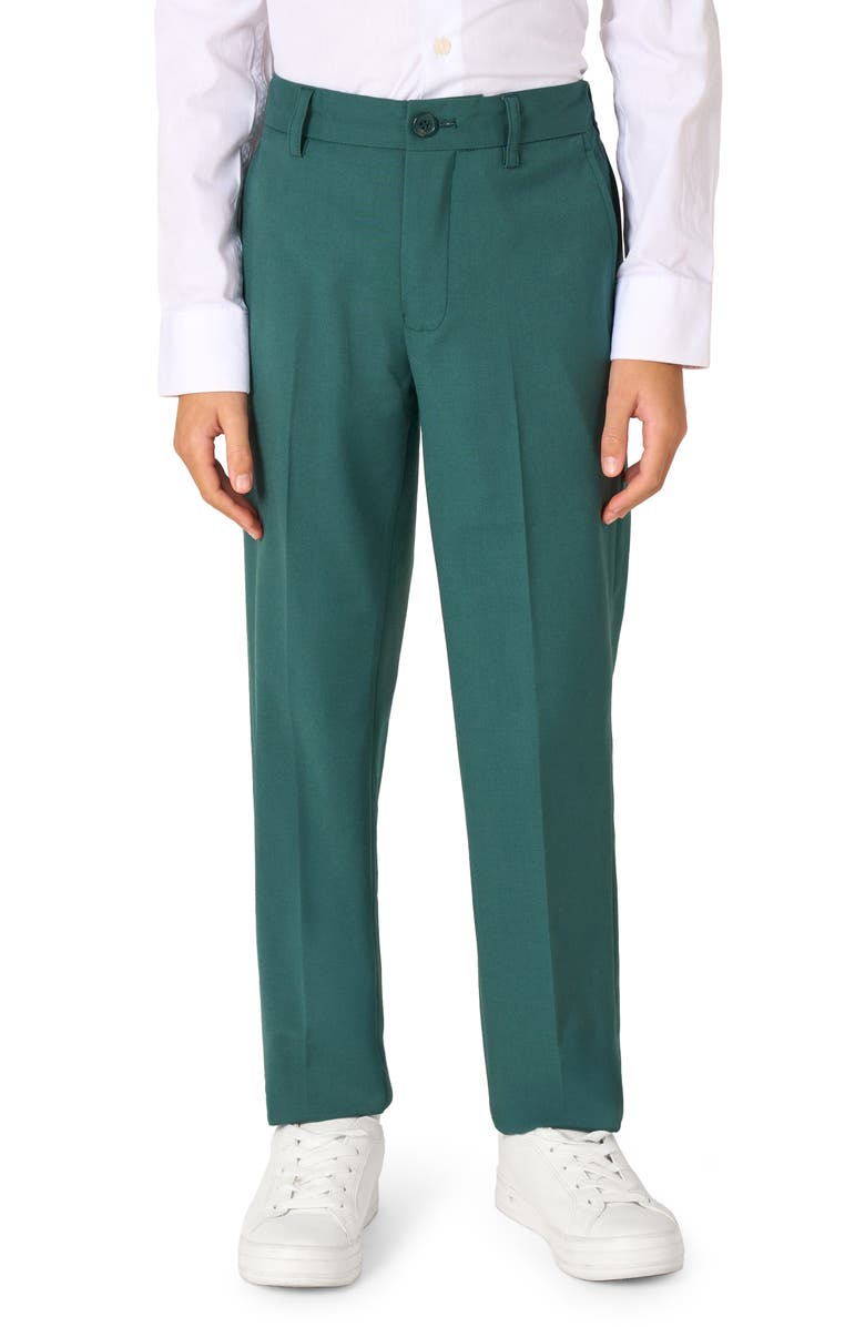 OppoSuits Kids' Daily Posy Green Stretch Suit, Alternate, color, Green