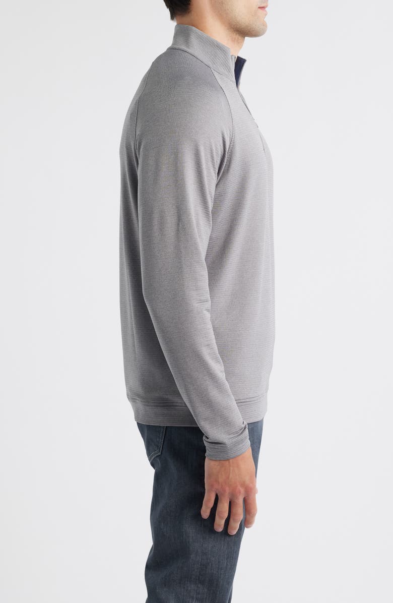 Peter Millar Beaumont Performance Quarter Zip Pullover, Alternate, color, Oslo Grey