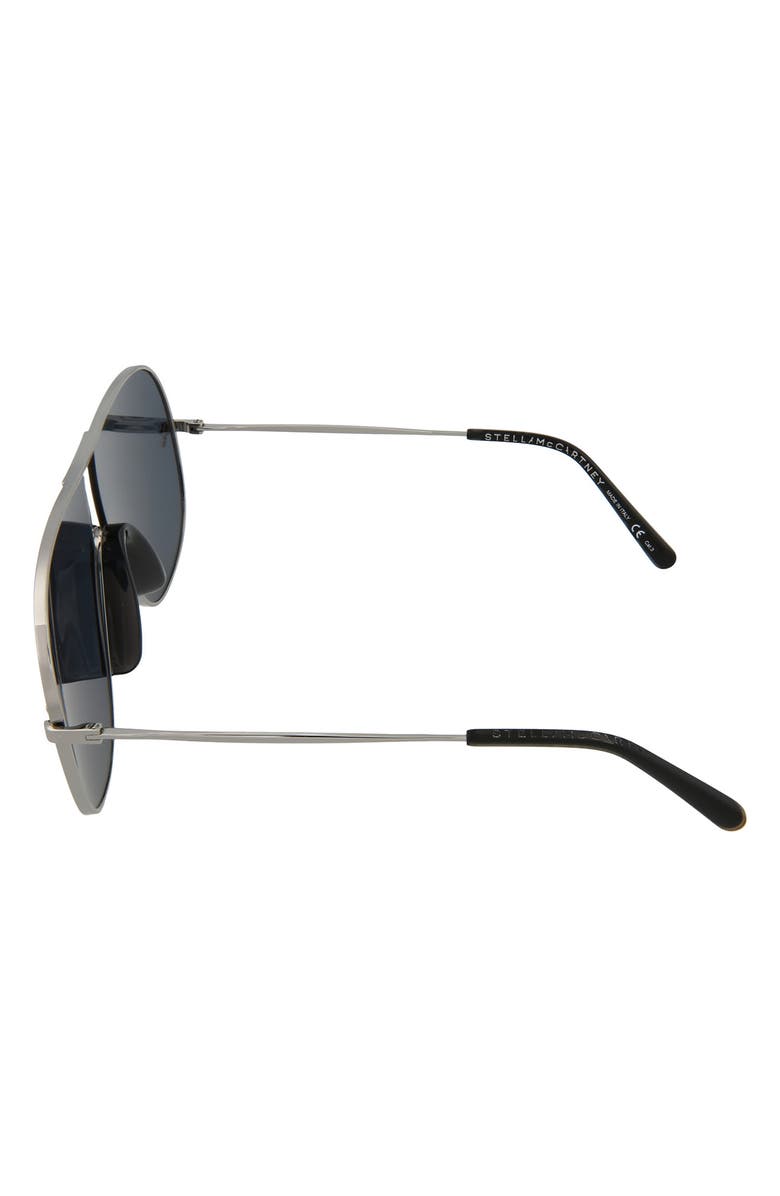 Stella McCartney 65mm Shield Sunglasses, Alternate, color,