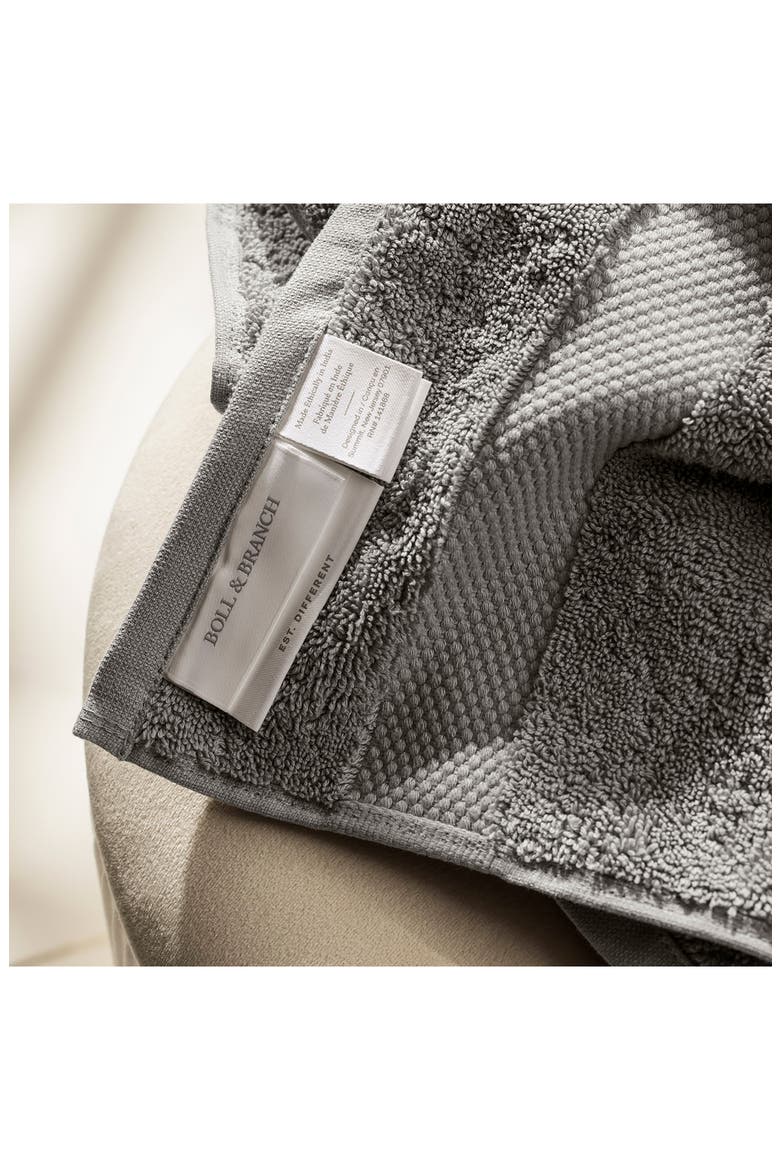 Plush 6-Piece Organic Cotton Bath Towel Set, Alternate, color, STONE