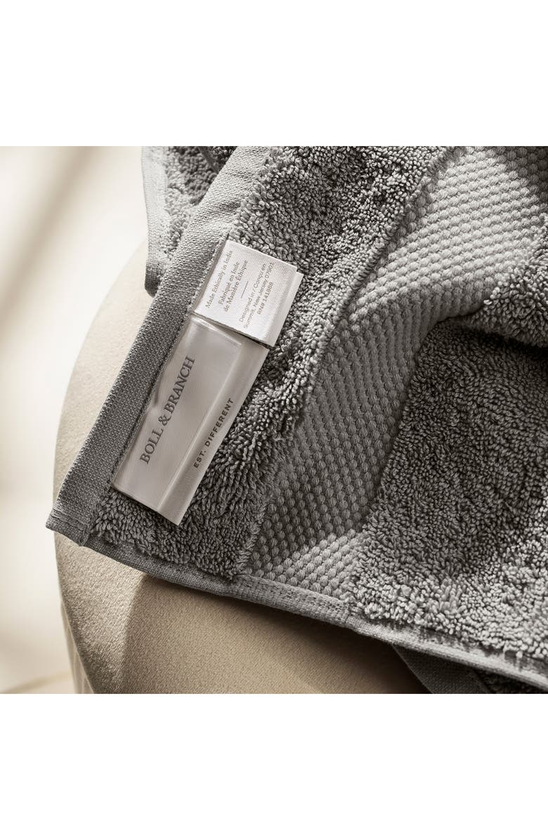 Boll & Branch Plush 6-Piece Organic Cotton Bath Towel Set, Alternate, color, Stone