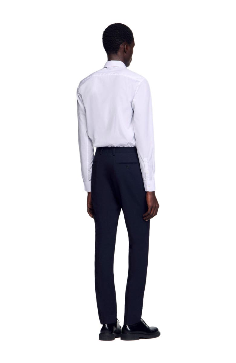 SANDRO Classic wool suit trousers, Alternate, color, 