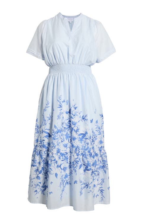 Fernie Field Janey Cotton Poplin Maxi Dress (Plus)