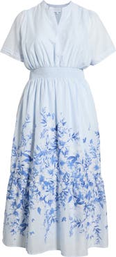 SUGARLIPS Fernie Field Janey Cotton Poplin Maxi Dress