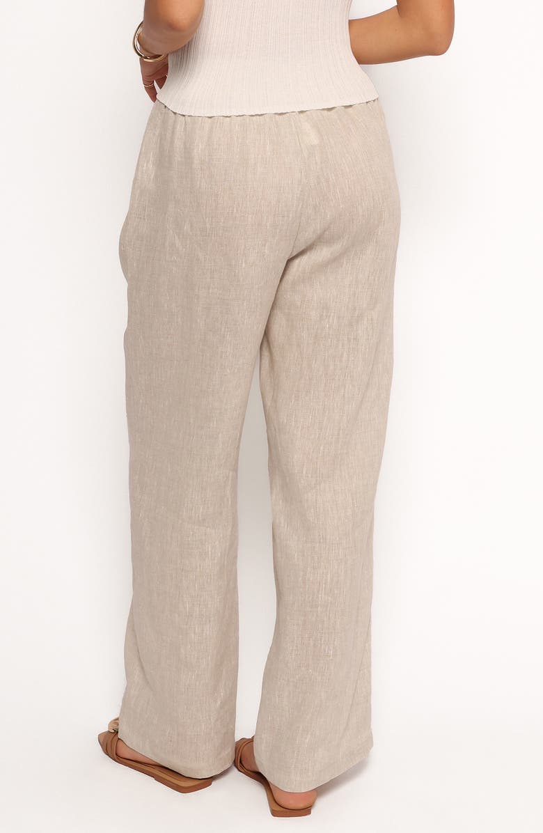 Petal & Pup Wren Linen Pants, Alternate, color, Beige