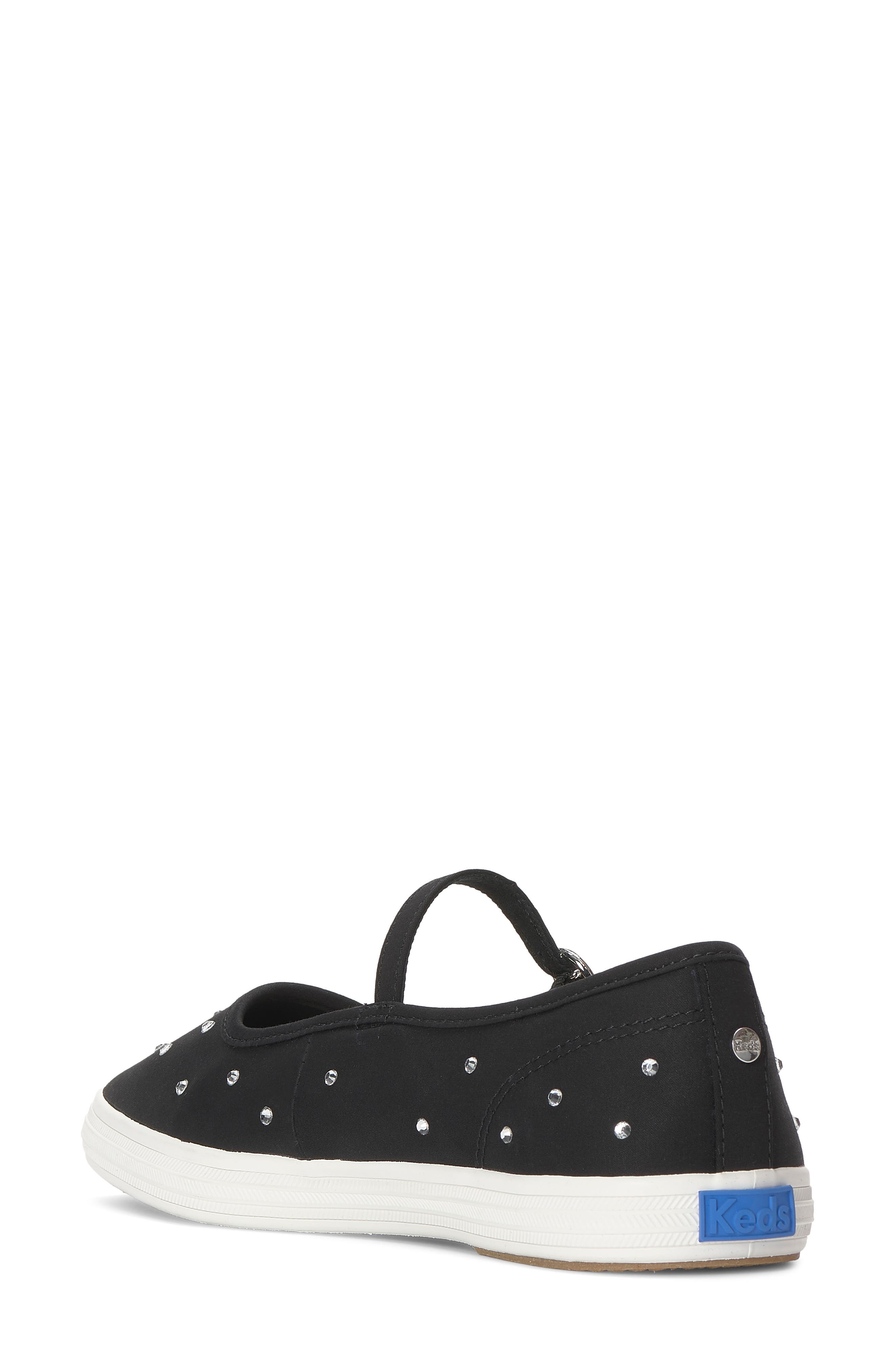 Square Toe Mary Jane Sneaker, Alternate, color, BLACK