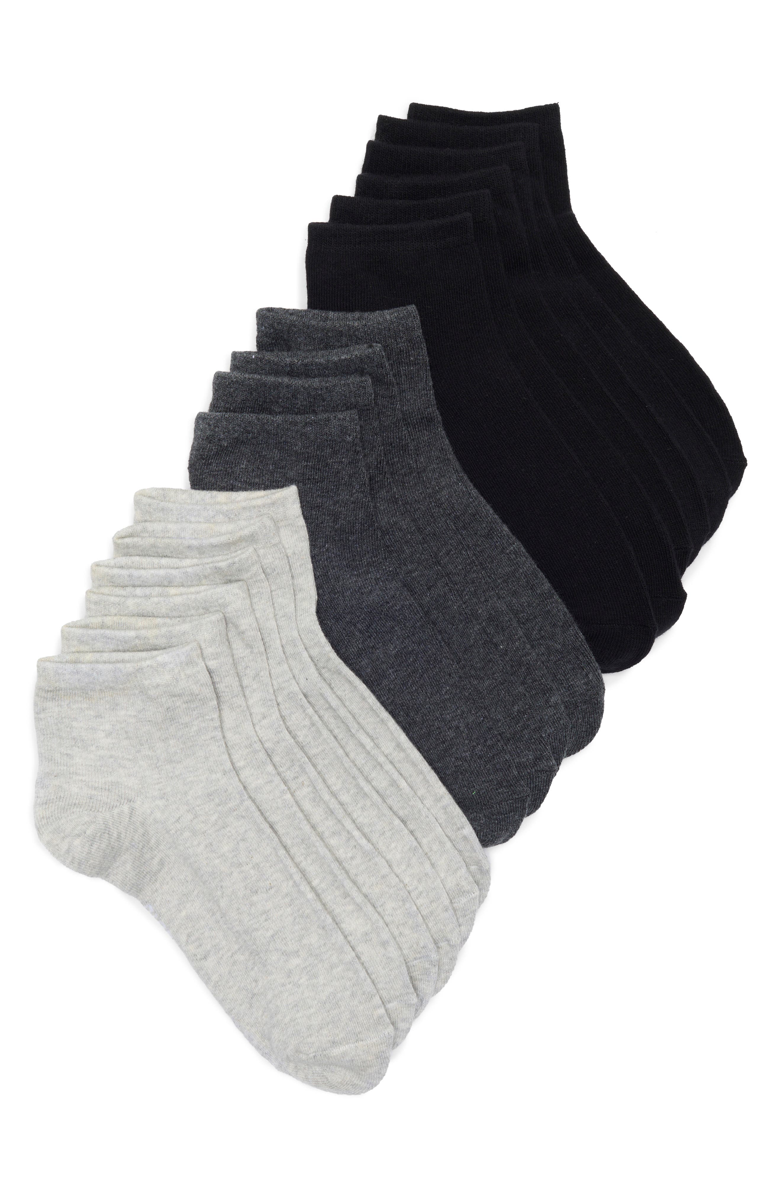 Vince Camuto Assorted 8-Pack Quarter Socks