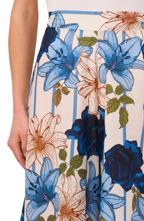 Cece Wide Leg Pants In Blue