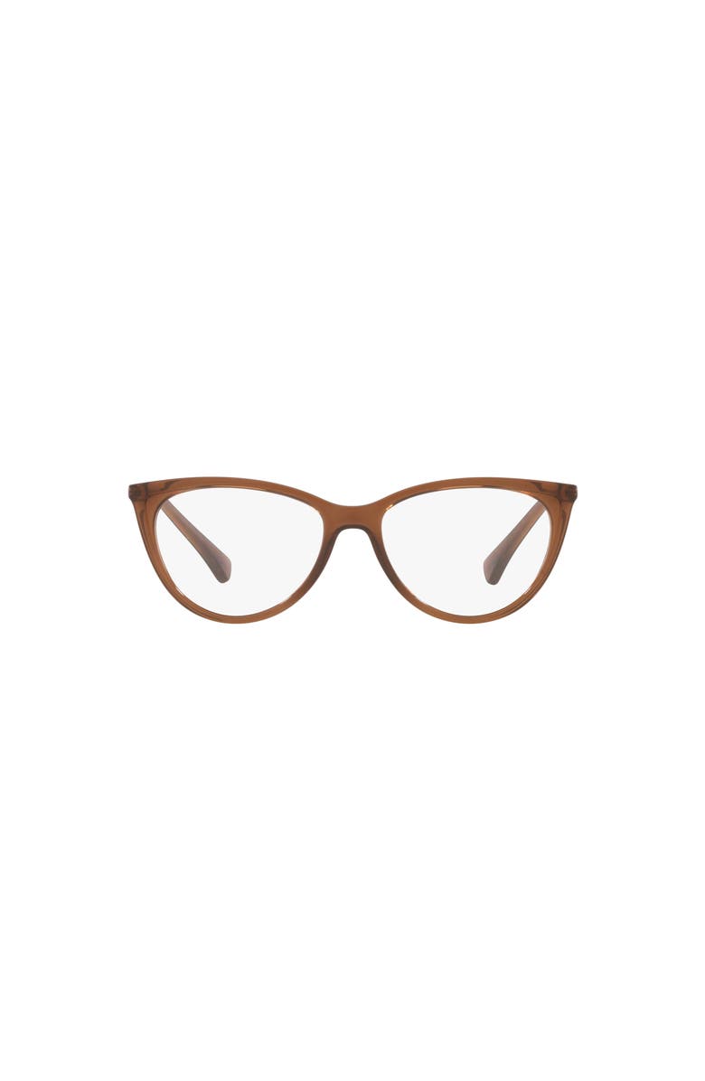 Lenscrafters 53mm Cat Eye optical glasses, Alternate, color, Brown
