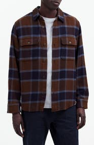 Madewell Easy Plaid Twill Shirt Jacket