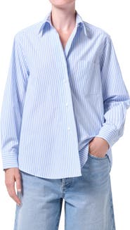 AGOLDE Aris Stripe Button-Up Shirt
