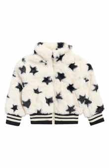 Kids' Faux Fur Bomber Jacket