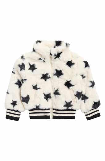 Kids' Faux Fur Bomber Jacket
