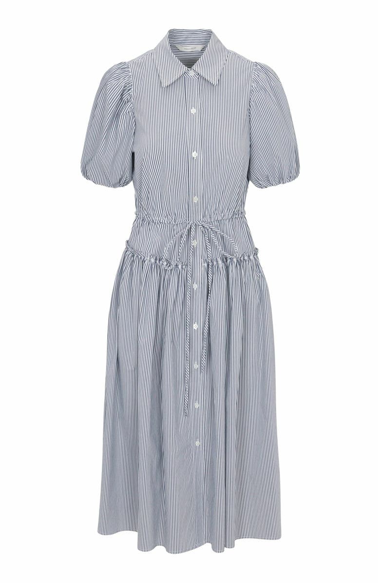 Rebecca Taylor Poplin Shirt Dress, Alternate, color, Blue Stripe