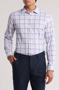 David Donahue Plaid Performance Sport Shirt