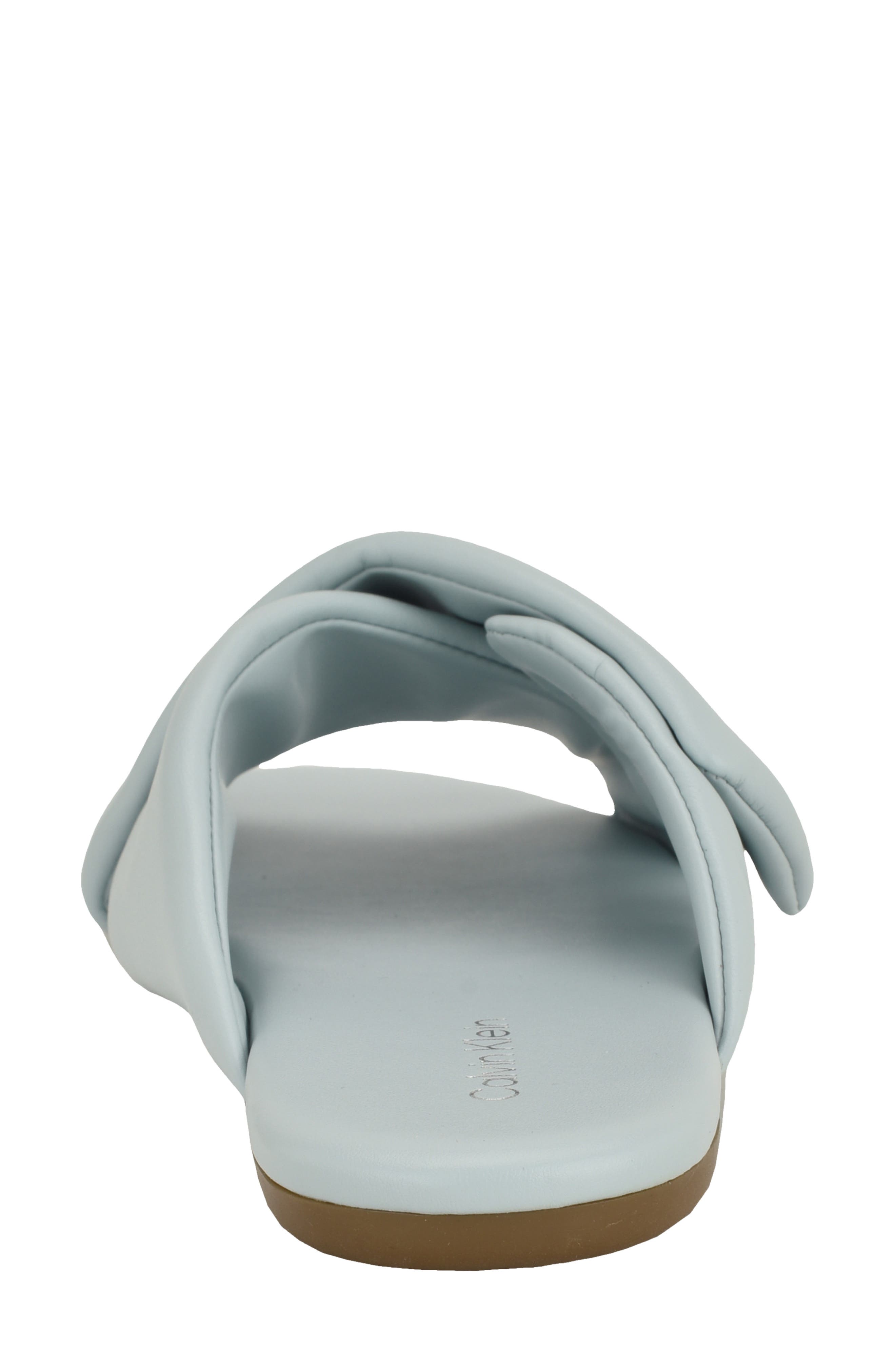 Calvin Klein Renley Slide Sandal, Alternate, color, Light Blue