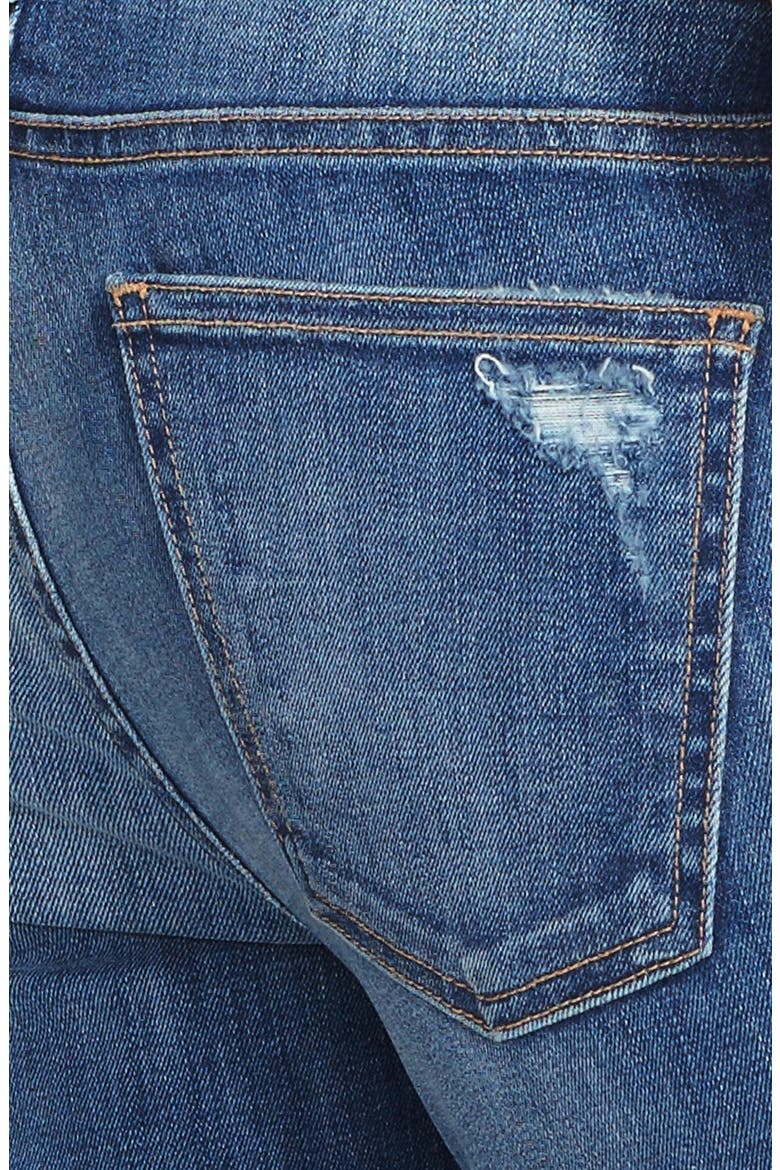'The Stiletto' Destroyed Skinny Jeans (Nordstrom Exclusive), Alternate, color, NIAGARA DESTROY