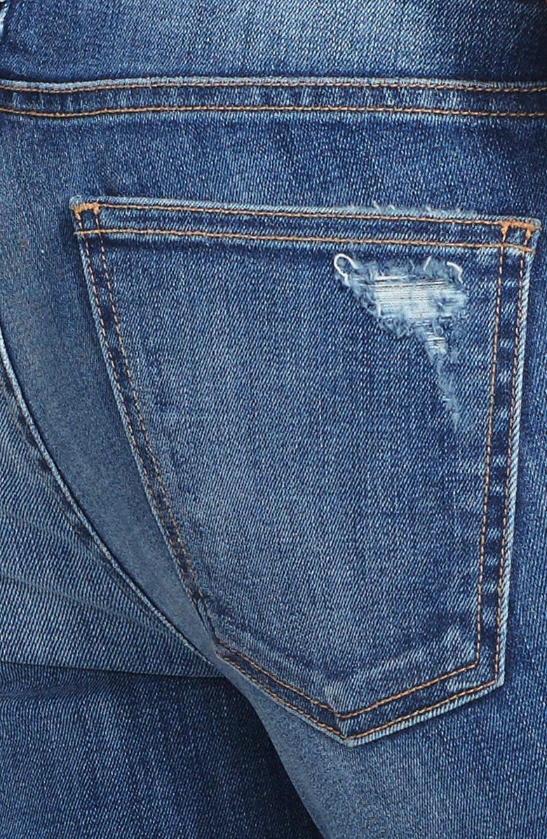 Current/Elliott 'The Stiletto' Destroyed Skinny Jeans, Alternate, color,