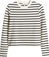 COS Stripe Long Sleeve Cotton T-Shirt