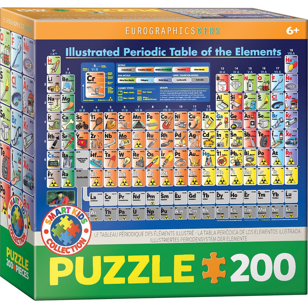 Eurographics Periodic Table Illustrated Puzzle, 200 Pieces in Multicolored  product