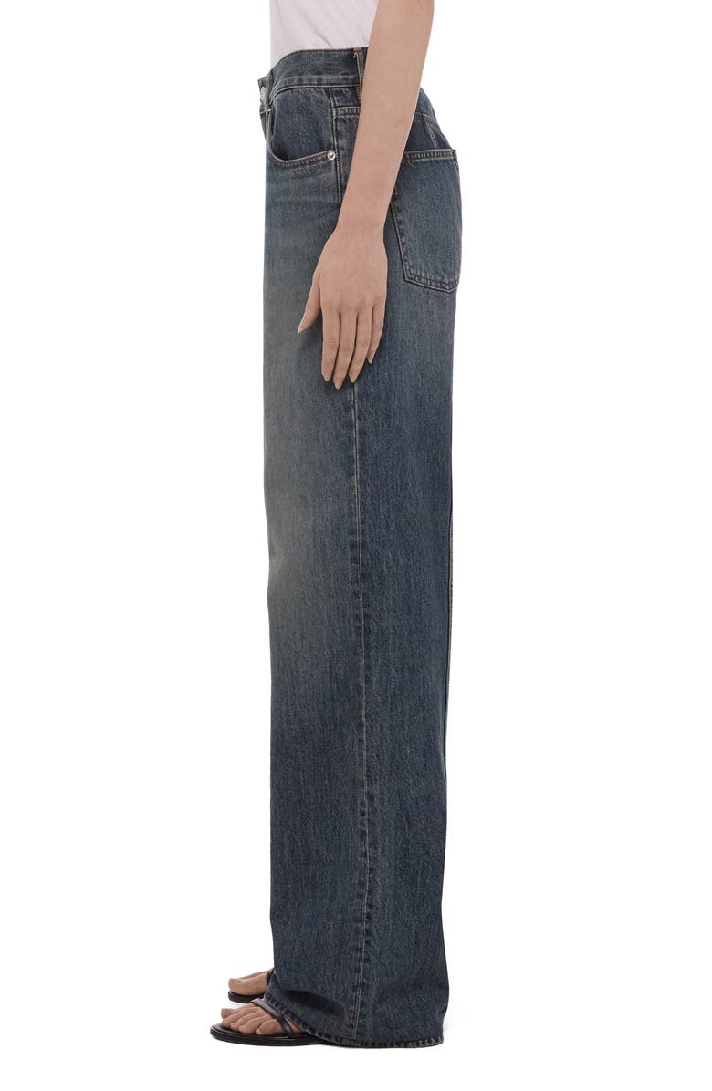 Helmut Lang Wardeobe Wide Leg Jeans, Alternate, color, 
