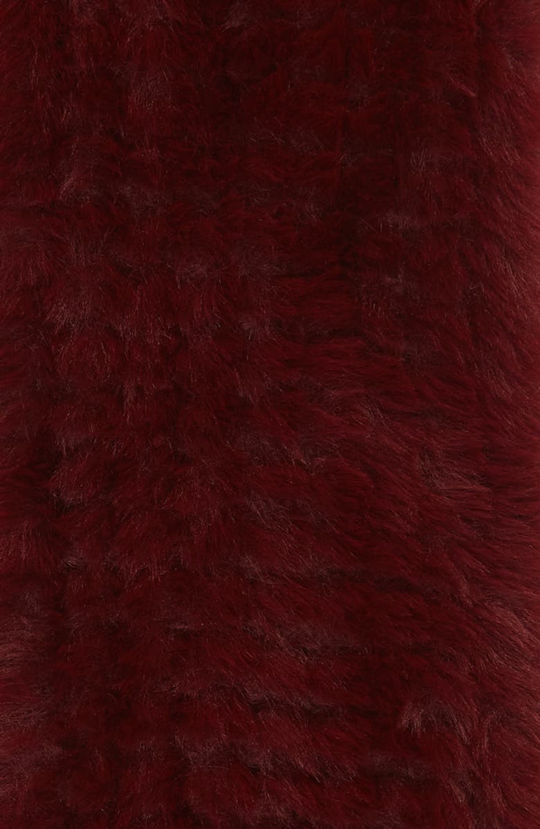La Fiorentina Faux Fur Knit Scarf, Alternate, color, 