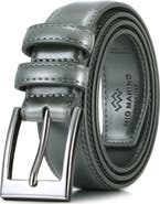 Mio Marino Dual Loop Leather Dress Belt