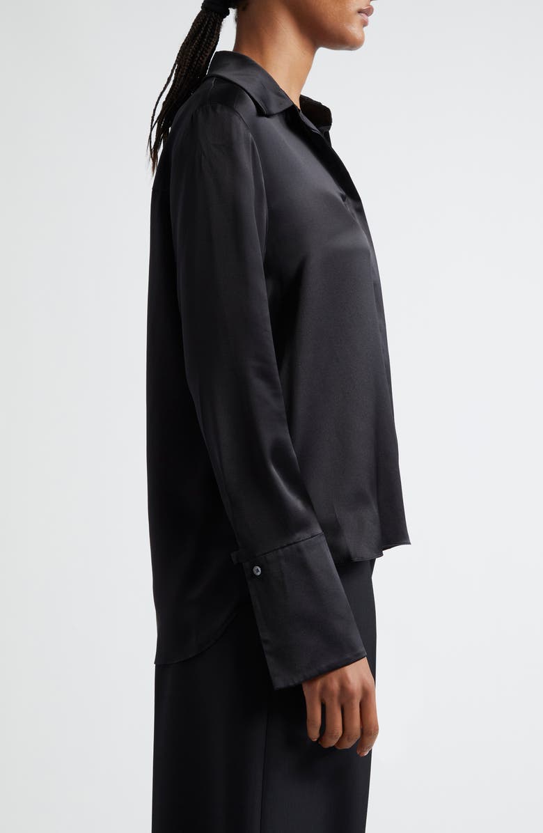 TWP Object of Affection Silk Button-Up Shirt, Alternate, color,