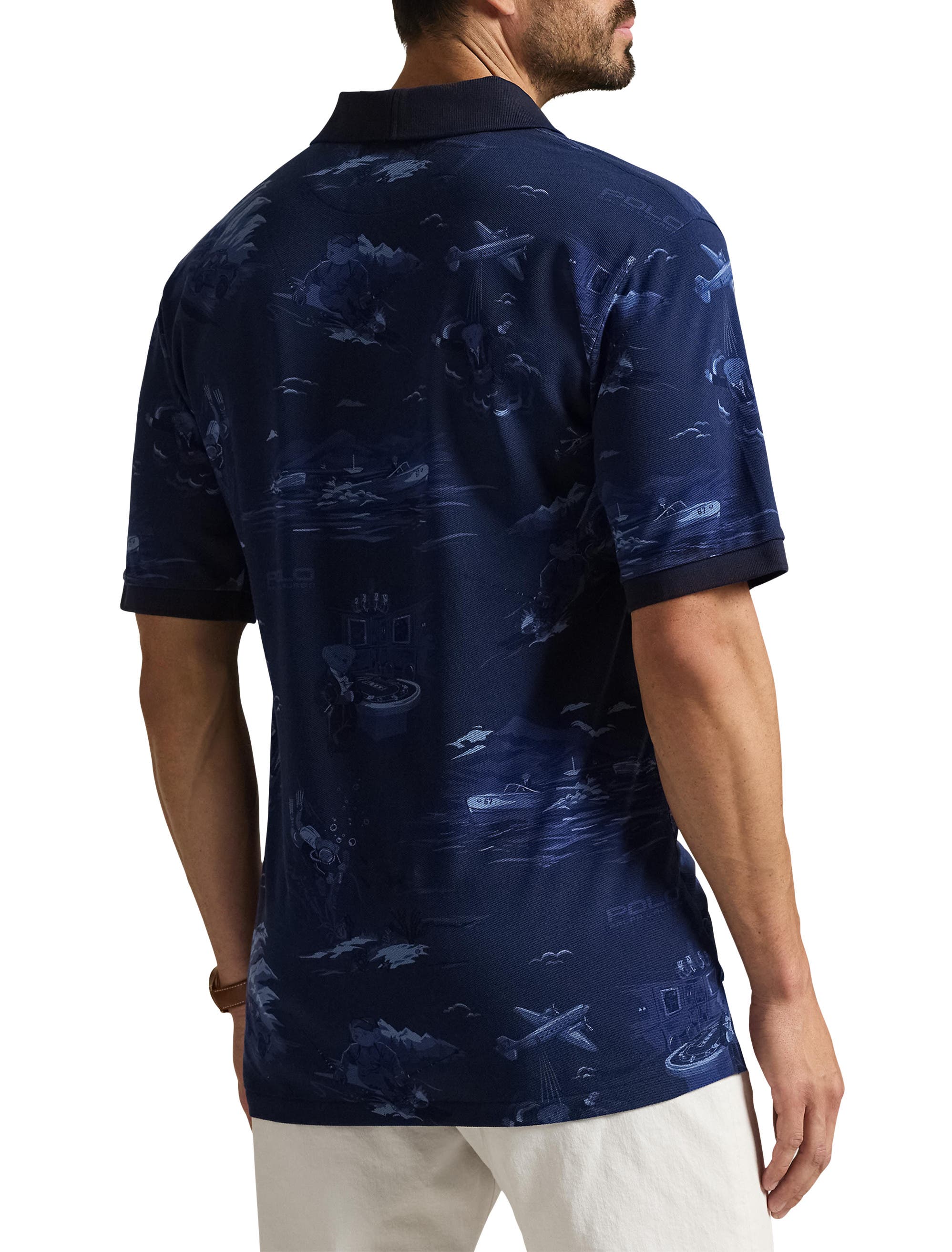 Big & Tall Mesh Bear Polo Shirt - image 2