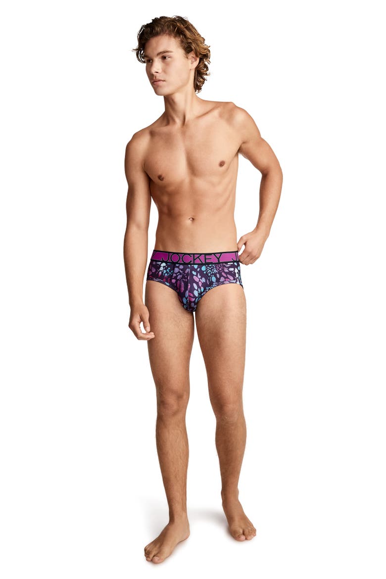 Men's Active Microfiber Brief - 3 Pack, Alternate, color, Wander Blue