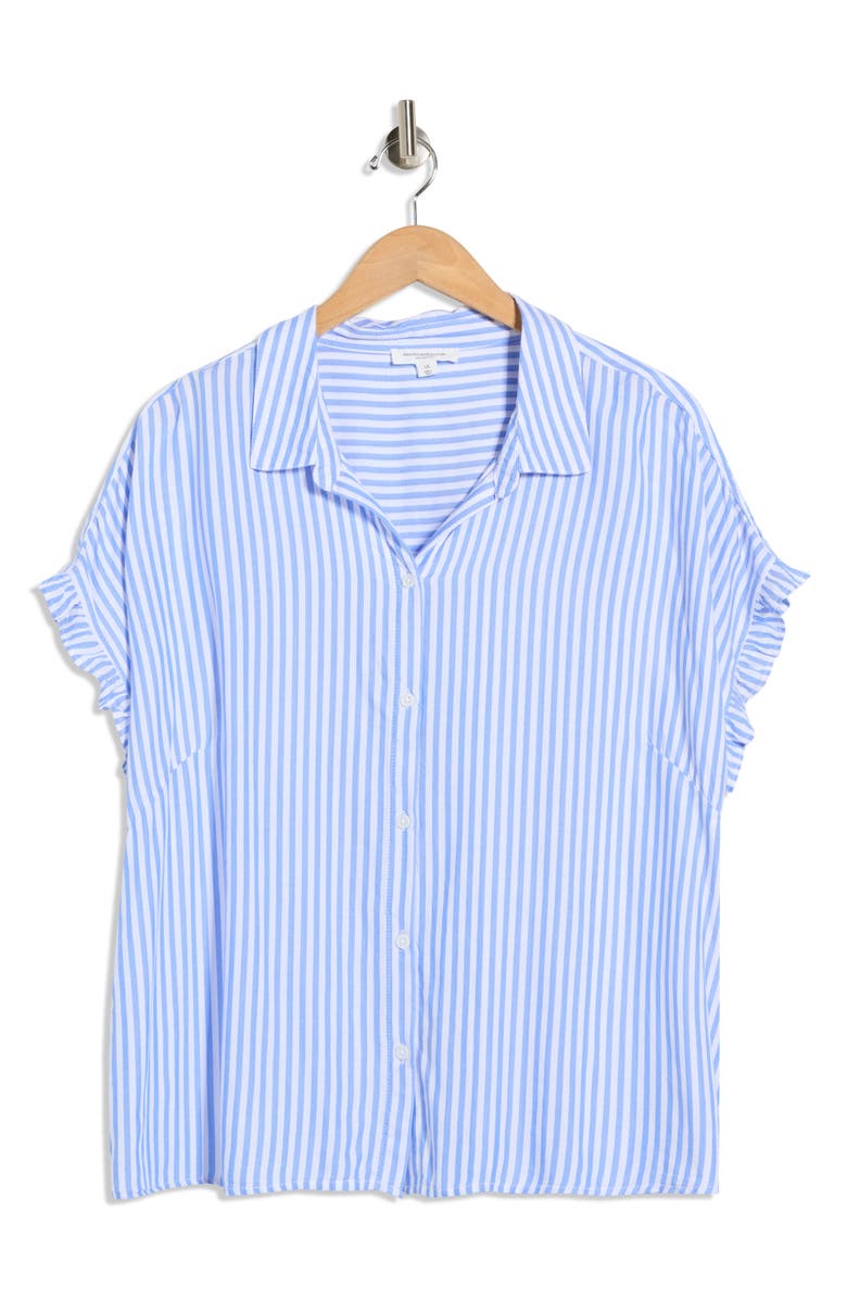 beachlunchlounge Evony Stripe Top, Alternate, color, Blue Ice