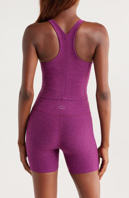 Beyond Yoga Spacedye Refocus Racerback Crop Tank In Pink