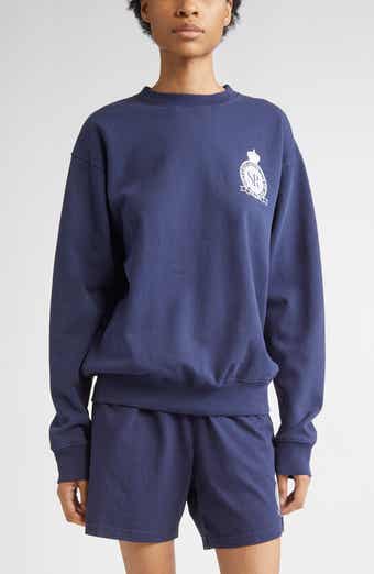 Sporty & Rich Royal Club Fleece Graphic Sweatshirt