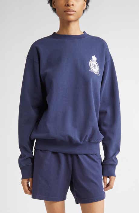 Sporty & Rich Royal Club Fleece Graphic Sweatshirt