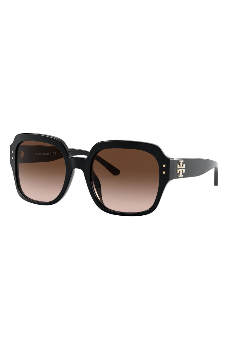 Tory Burch 56mm Round Sunglasses, Alternate, color,