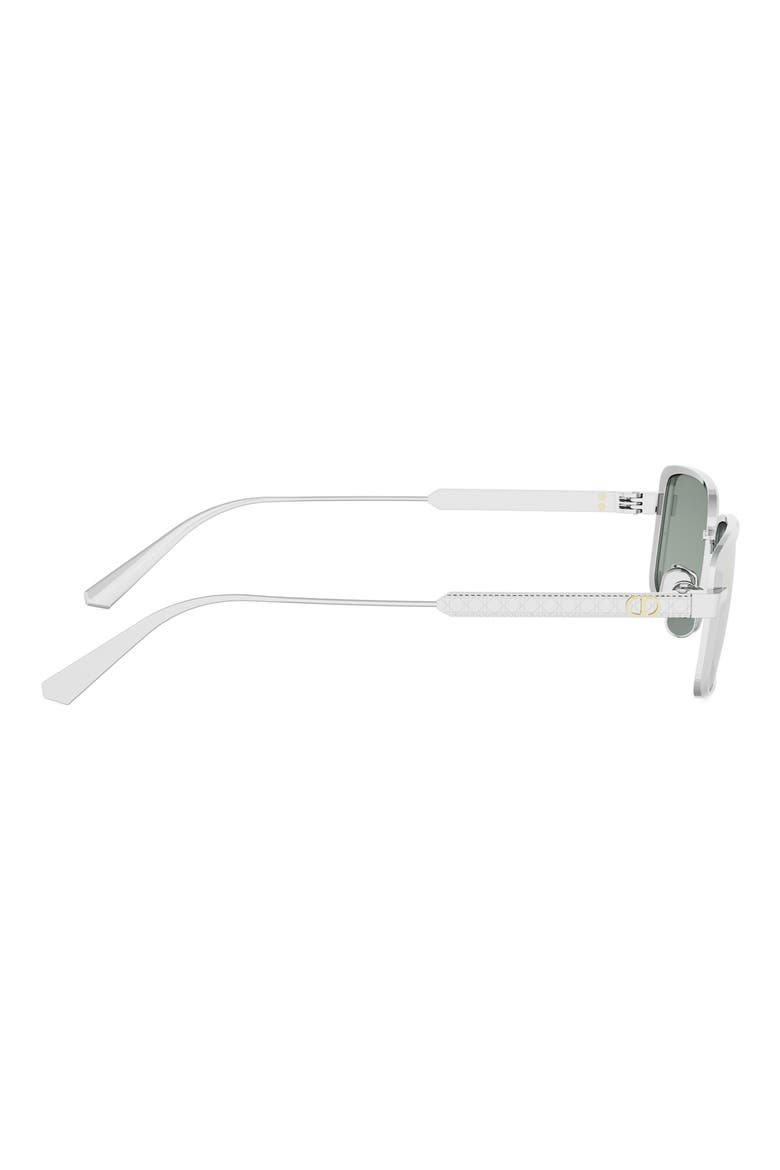 'DiorCannage S2U Rectangular Sunglasses, Alternate, color, PALLADIUM / SILVER MIRROR