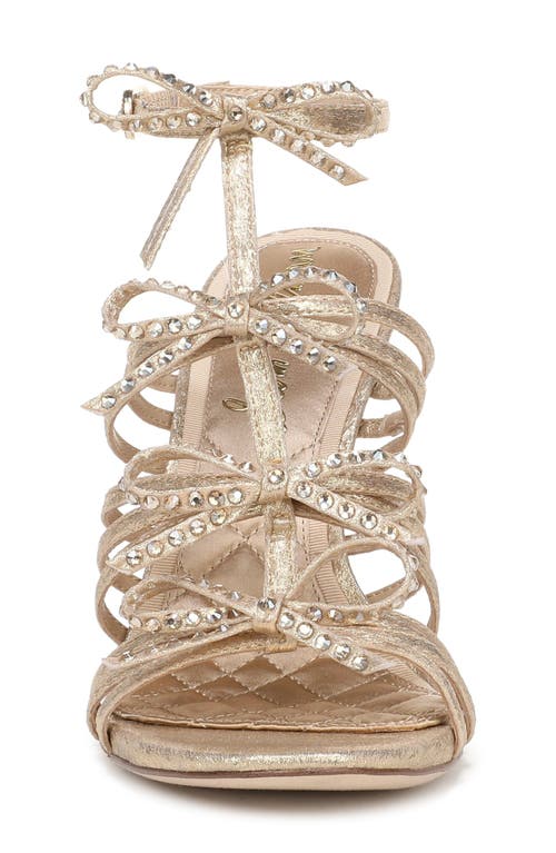 Sam Edelman Iman Ankle Strap Sandal In Gold