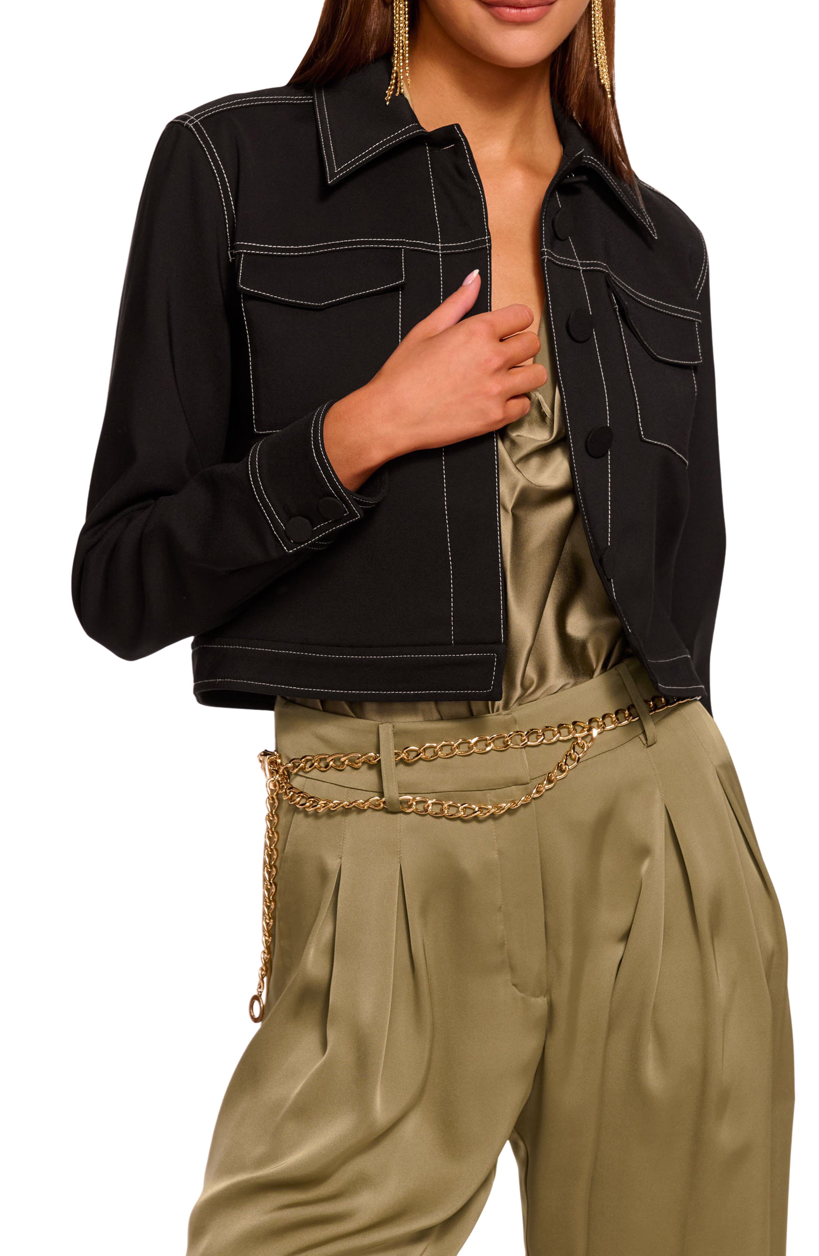 Marrie Topstitch Jacket